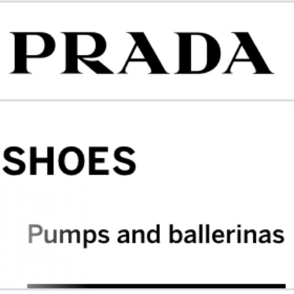 90’s pre loved PRADA ballerinas